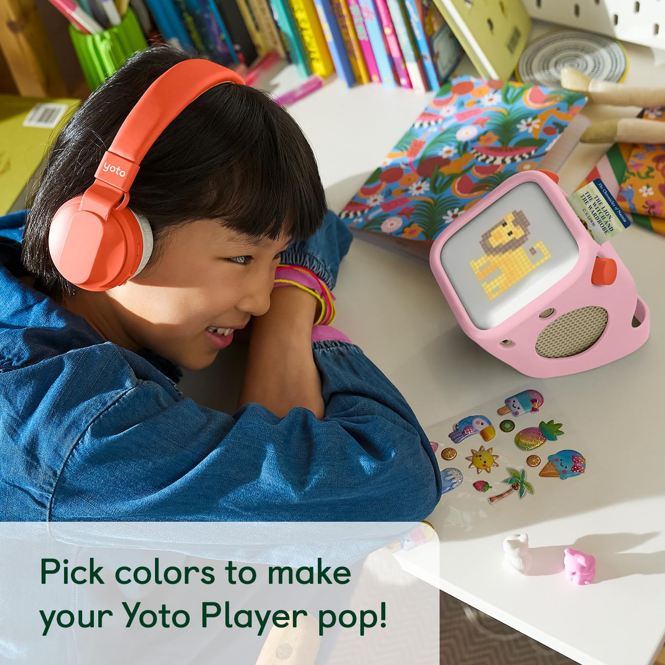 Yotoプレーヤー 第3世代本体 + MYO カード + ドベンチャージャケット Amazon.com: Yoto Adventure Jacket in Think Pink (3rd Gen